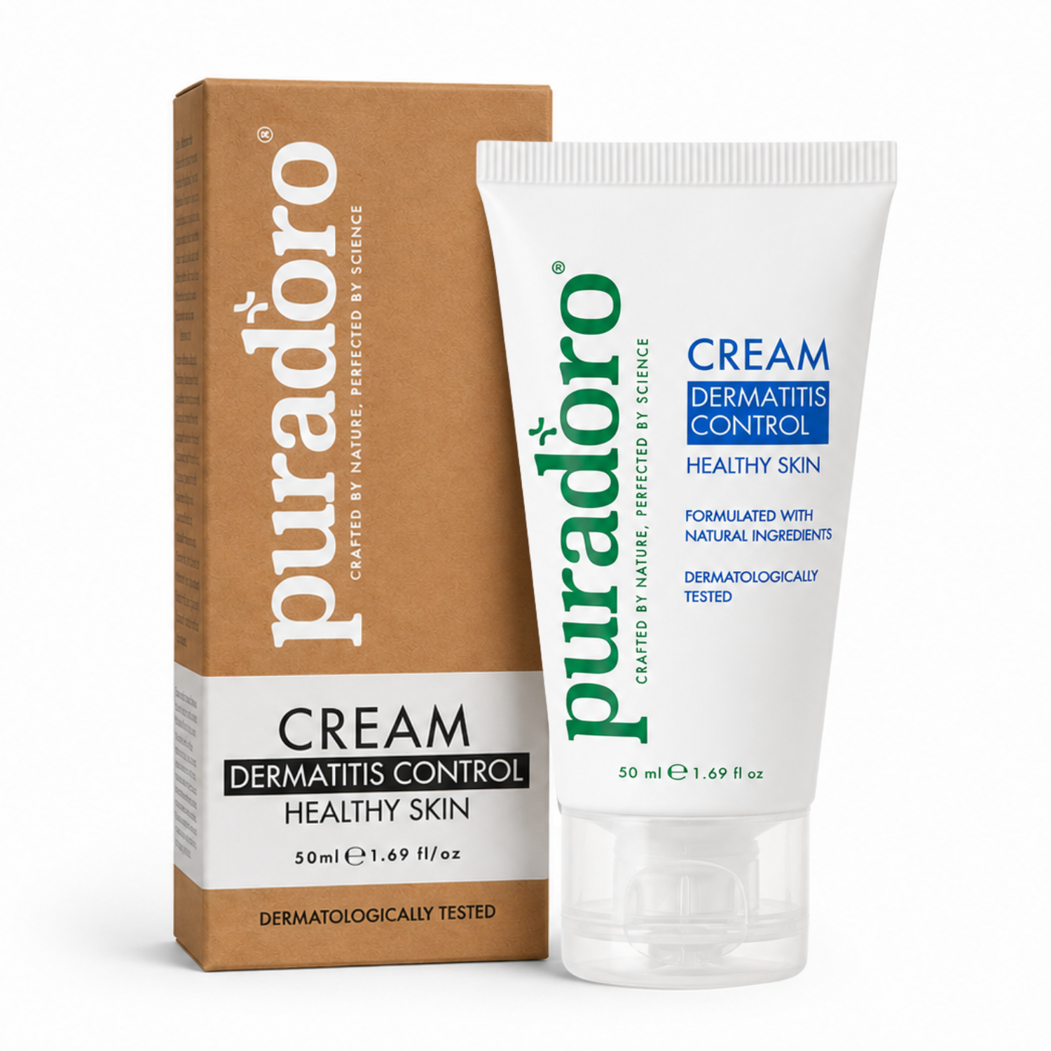 dermatitis cream puradoro Kreem Nahka Põletikule & Tervislik Nahk – Leevendab sügelust, punetust ja ketendust 50ml - Pilt 1