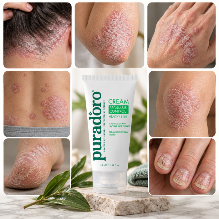 Psoriaasi kreem & Terve nahk – Vähendab koorumist, sügelust ja punetust 50ml - Pilt 5